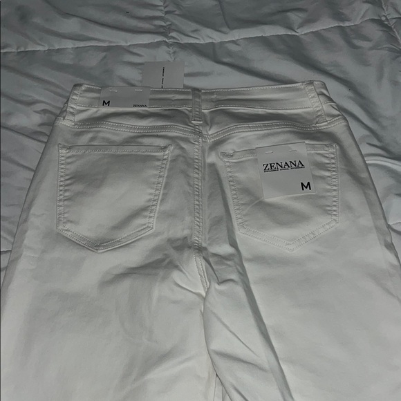 Zenana White crop Jeans - Picture 5 of 8